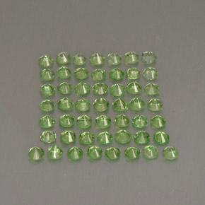  ct natürliche grüner Tsavorit-Edelsteine, Rundschliff, VS