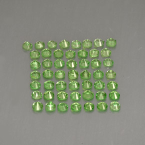  ct natürliche grüner Tsavorit-Edelsteine, Rundschliff, VS