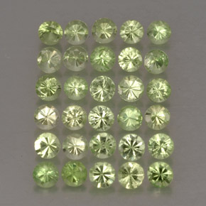 ct natürliche grüner Tsavorit-Edelsteine, Rundschliff, VS