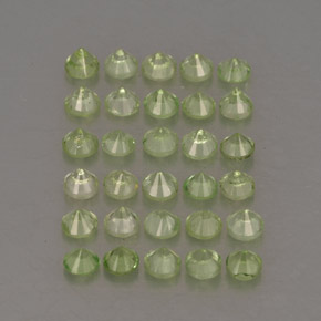  ct natürliche grüner Tsavorit-Edelsteine, Rundschliff, VS