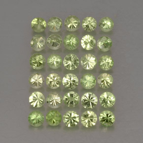  ct natürliche grüner Tsavorit-Edelsteine, Rundschliff, VS