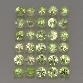  ct natürliche grüner Tsavorit-Edelsteine, Rundschliff, VS