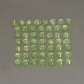  ct natürliche grüner Tsavorit-Edelsteine, Rundschliff, VS