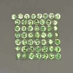  ct natürliche grüner Tsavorit-Edelsteine, Rundschliff, VS
