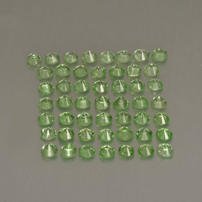  ct natürliche grüner Tsavorit-Edelsteine, Rundschliff, VS