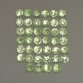  ct natürliche grüner Tsavorit-Edelsteine, Rundschliff, VS