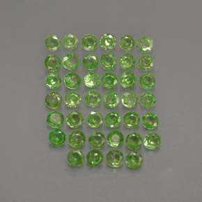  ct natürliche grüner Tsavorit-Edelsteine, Rundschliff, VS