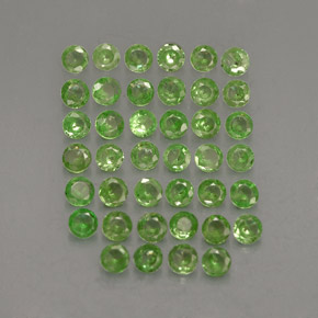  ct natürliche grüner Tsavorit-Edelsteine, Rundschliff, VS