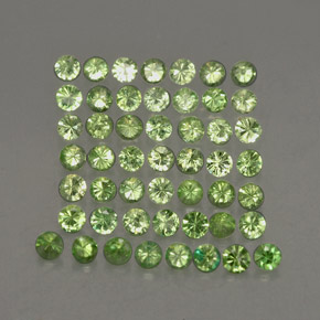  ct natürliche grüner Tsavorit-Edelsteine, Rundschliff, VS