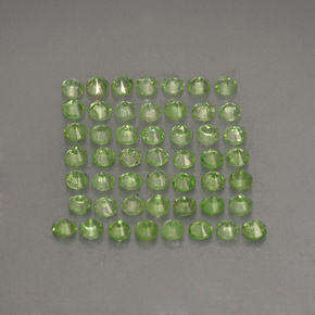  ct natürliche grüner Tsavorit-Edelsteine, Rundschliff, VS