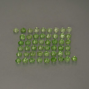  ct natürliche grüner Tsavorit-Edelsteine, Rundschliff, VS