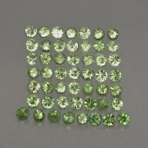  ct natürliche grüner Tsavorit-Edelsteine, Rundschliff, VS