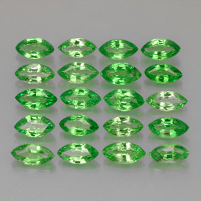 3,67 ct natürliche grüner Tsavorit-Edelsteine, Marquise, VS