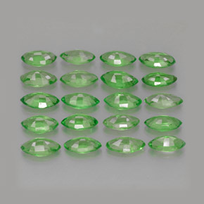 3,67 ct natürliche grüner Tsavorit-Edelsteine, Marquise, VS