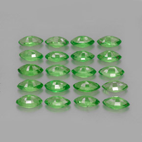  ct natürliche grüner Tsavorit-Edelsteine, Marquise, VS