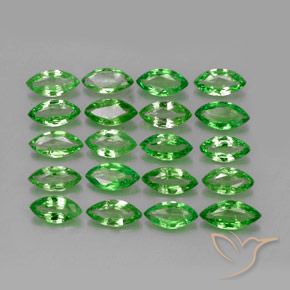 3.32 ct natürliche Mittelgrün Tsavorit-Granat-Edelsteine, Marquise, VS