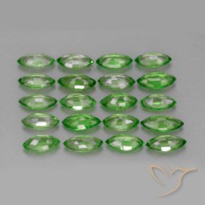 3.32 ct natürliche Mittelgrün Tsavorit-Granat-Edelsteine, Marquise, VS