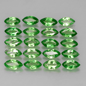 3,60 ct natürliche grüner Tsavorit-Edelsteine, Marquise, VS