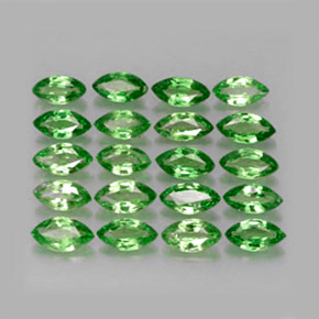3,60 ct natürliche grüner Tsavorit-Edelsteine, Marquise, VS