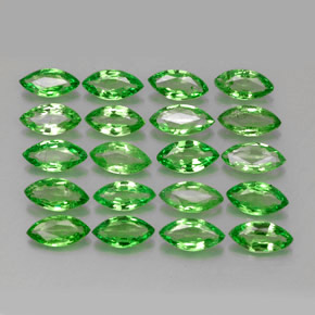 2,82 ct natürliche grüner Tsavorit-Edelsteine, Marquise, VS