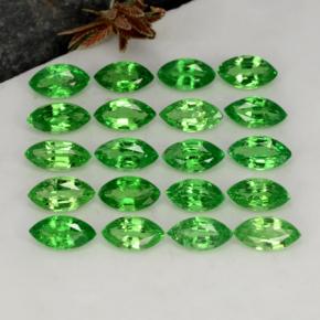 3,86 ct natürliche grüner Tsavorit-Edelsteine, Marquise, VS