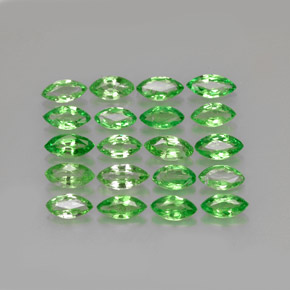  ct natürliche grüner Tsavorit-Edelsteine, Marquise, VS
