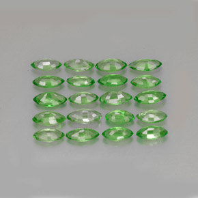  ct natürliche grüner Tsavorit-Edelsteine, Marquise, VS