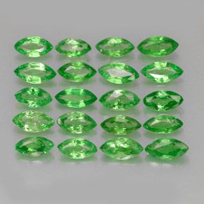 3,40 ct natürliche grüner Tsavorit-Edelsteine, Marquise, VS