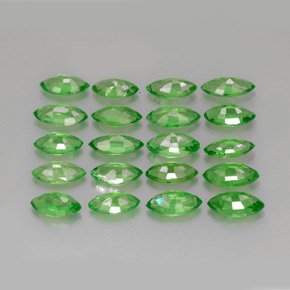 3,40 ct natürliche grüner Tsavorit-Edelsteine, Marquise, VS
