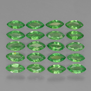2,87 ct natürliche grüner Tsavorit-Edelsteine, Marquise, VS