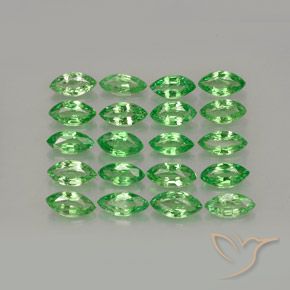 3.40 ct natürliche Giftgrün Tsavorit-Granat-Edelsteine, Marquise, VS
