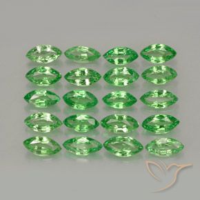 3.40 ct natürliche Giftgrün Tsavorit-Granat-Edelsteine, Marquise, VS