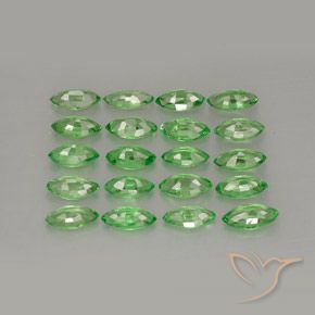 3.40 ct natürliche Giftgrün Tsavorit-Granat-Edelsteine, Marquise, VS