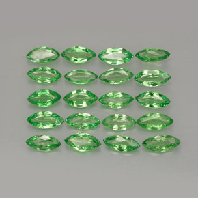  ct natürliche grüner Tsavorit-Edelsteine, Marquise, VS