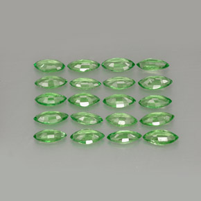  ct natürliche grüner Tsavorit-Edelsteine, Marquise, VS