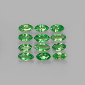  ct natürliche grüner Tsavorit-Edelsteine, Marquise, VS