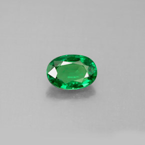 1,17 ctw natürlicher grüner Tsavorit, Oval Schliff, VS