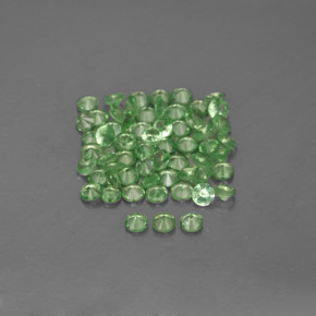  ct natürliche grüner Tsavorit-Edelsteine, Rundschliff, VVS-VS