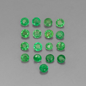  ct natürliche grüner Tsavorit-Edelsteine, Rundschliff, VVS-VS