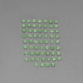  ct natürliche grüner Tsavorit-Edelsteine, Rundschliff, VVS-VS