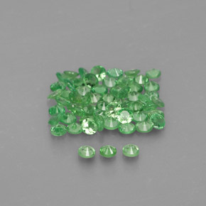  ct natürliche grüner Tsavorit-Edelsteine, Rundschliff, VVS-VS