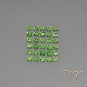 2.54 ct natürliche hellgrün Tsavorit-Granat-Edelsteine, Quadrat, VVS-VS