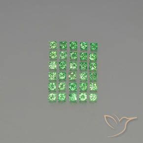 2.36ctw Natürlicher Giftgrün Tsavorit-Granat, Quadrat, VVS-VS