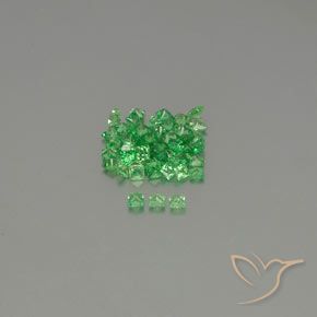 2.13 ct natürliche Giftgrün Tsavorit-Granat-Edelsteine, Quadrat, VVS-VS