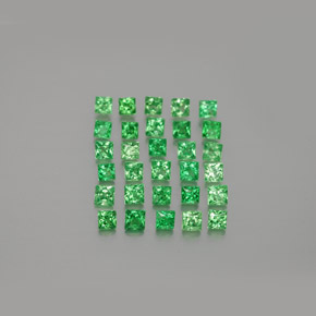 2,05 ct natürliche grüner Tsavorit-Edelsteine, Quadrat, VVS-VS