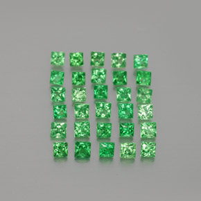 2,05 ct natürliche grüner Tsavorit-Edelsteine, Quadrat, VVS-VS