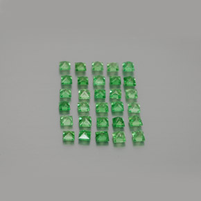 2,05 ct natürliche grüner Tsavorit-Edelsteine, Quadrat, VVS-VS