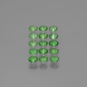 1,97 ct natürliche grüner Tsavorit-Edelsteine, Rundschliff, VS
