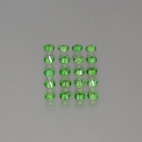 1.76 ct natürliche Mittelgrün Tsavorit-Granat-Edelsteine, Rund Schliff, VVS-VS