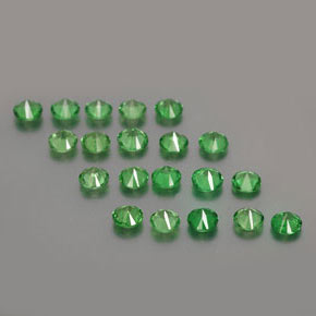 2,41 ct natürliche grüner Tsavorit-Edelsteine, Rundschliff, VS